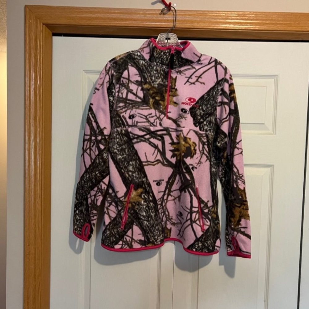 Mossy Oak Pink Camo Fleece Girls 12/14